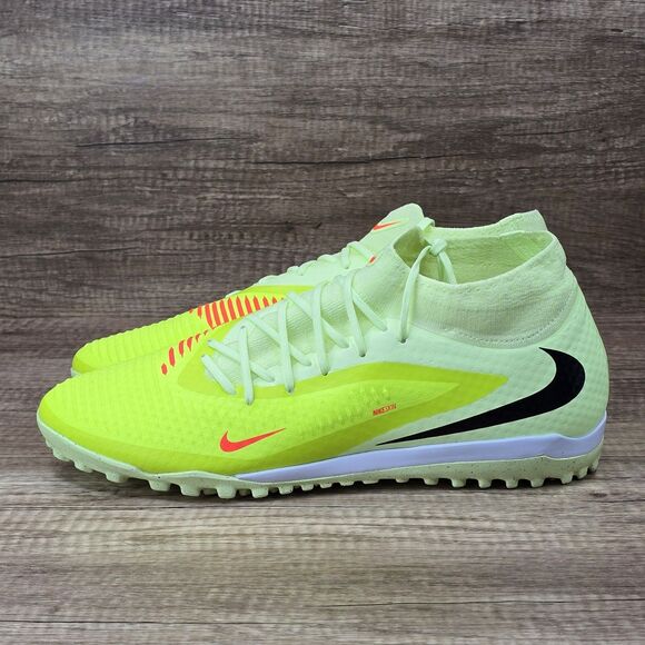 Nike Phantom 6 High Academy TF Men\'s Sz 12.5 Lime Green Turf Shoes (HQ2277-800) main image 4